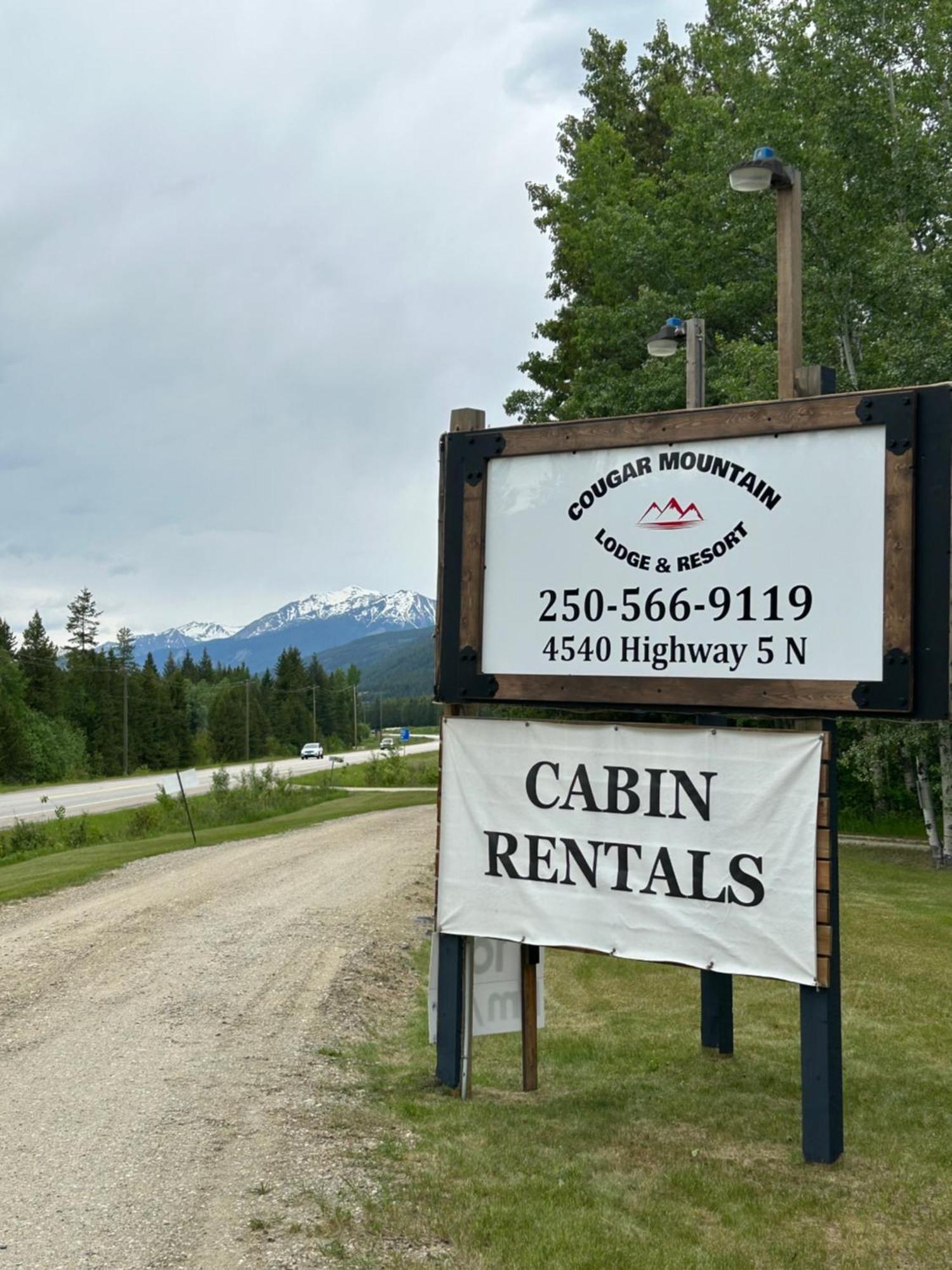 Cougar Mountain Lodge And Resort Cabin Rentals Valemount Exterior photo